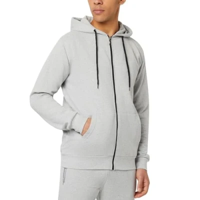 Imagen de FM London Hyfresh sudadera con cremallera para hombre, Gris, XL