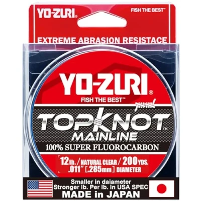 Imagen de Yo Zuri Topknot Mainline Línea de hundimiento 200 Yardas, Transparente Natural, 5,4 kg