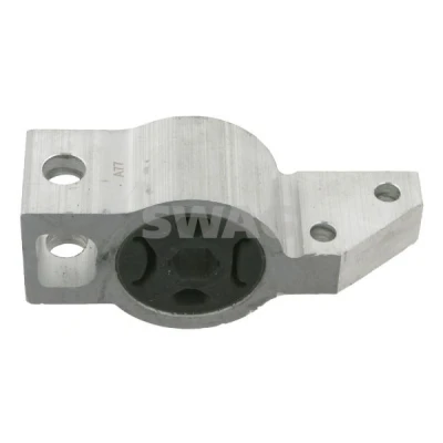 Imagen de SWAG 30 92 7069 Silentblock Brazo de Suspension con soporte Eje delantero, izquierda, debajo, posterior Aluminio, Caucho VOLKSWAGEN: Golf 5, Touran I