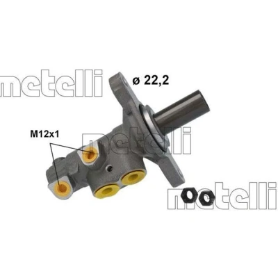 Imagen de METELLI 05 1227 Cilindro Maestro de Freno 22,20 Aluminio