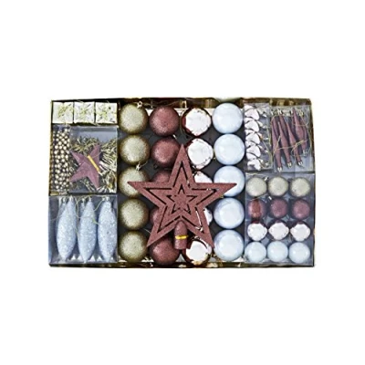 Imagen de HEITMANN DECO Surtido de Behang, Cobre/Blanco/Oro, 47.5 x 29.7 6.5 cm, 60