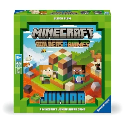 Imagen de Ravensburger Minecraft Builders, Juegos de Mesa 5 Años o más, 2 4 Jugadores, Regalo 5+ años, Entretenimiento para la Familia, Versión en Español