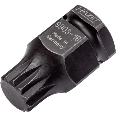 Imagen de HAZET 990S 18 Cubos insertables 6, 43, 43 M18 12,5 (1/2&quot;) XZN