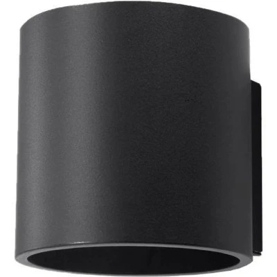 Imagen de SOLLUX LIGHTING Orbis Downlight Lámpara De Pared Diseño Moderno Con Forma Cilíndrica Fabricado En Aluminio 1 Bombilla G9 Reemplazable Negro, 10 x 12 cm