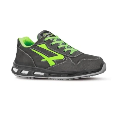 Imagen de U Power Red Lion Push, zapatos de seguridad unisex, ligeros, flexibles, cuero antipinchazos, con inserto Infinergy, puntera aluminio Grey 37