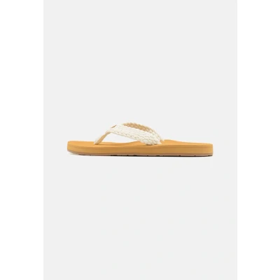 Imagen de Roxy Porto Sandalias de dedo, Mujer, Talla: 36, Natural Poliéster/algodón