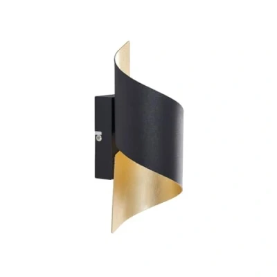Imagen de Lámpara de pared &#039;Desirio&#039; (Moderno) en Negro hecho Metal e.o. para Dormitorio (1 llama, G9) Lindby aplique