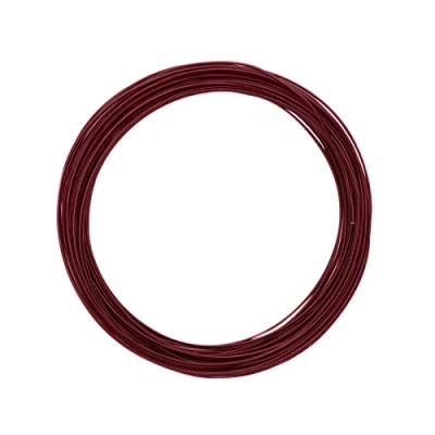 Imagen de Vaessen Creative Redondo Alambre de Aluminio, Rojo (Oxblood), 100 x 0.1 cm, 10