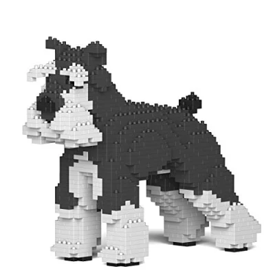Imagen de JECKA Animal Building Blocks for Kidults Standard Schnauzer 01S M01