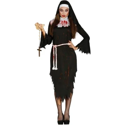 Imagen de Guirca Disfraz de Monja Zombie para Mujer Única