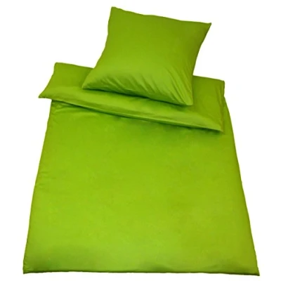 Imagen de Kinzler Juego de Cama, algodón, Verde, 80 x + 155 200 cm
