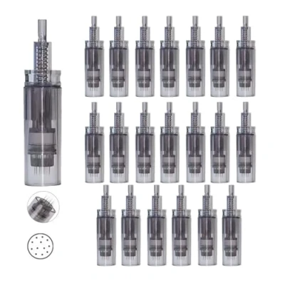 Imagen de 20Pcs Agujas de Microneedling 12 Pin para Dr.pen A7, Micropunción Repuesto Desechables Originales, Microagujas Accesorios el Cuidado la Piel (12 Pin, 20Pcs)