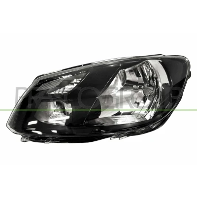 Imagen de PRASCO VG9064814 Faros izquierda H4 negro con servomotor para reg. alcance luces VOLKSWAGEN: Caddy 3, Touran I
