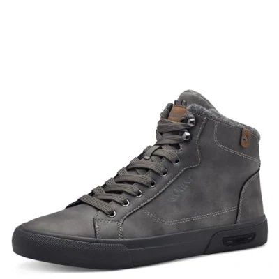 Imagen de s.Oliver Botas WL Lace 5 16260 43 para Hombre, Nieve, Gris Oscuro, 45 EU