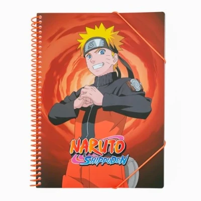 Imagen de Carpeta fundas plastico A4 Naruto Shippuden duro transparente (30 fundas) clasificadora Carpetas archivadoras, Material escolar y papeleria