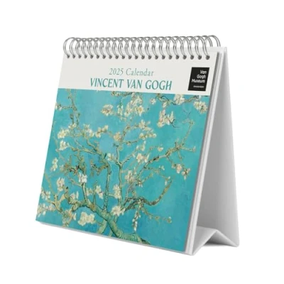 Imagen de Calendario sobremesa 2025 Van Gogh Museum 2025: base resistente mesa 2025, Planificador mensual: con espacio para anotar y vista mensual global