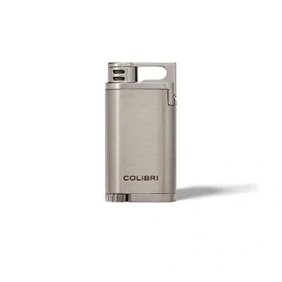 Imagen de Mechero Soplete Colibri Belmont de Llama Única Encendedor Recargable Funciona con Gas Butano (no Incluido) Gran Rueda para el Ajuste Ventana Nivel Caja Regalo