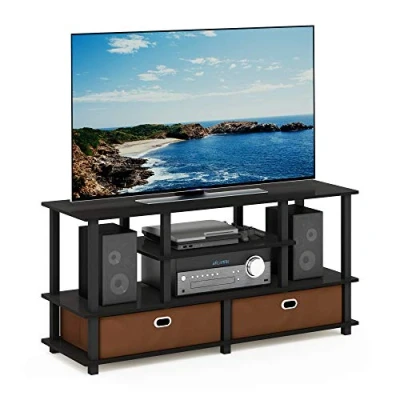 Imagen de Furinno Soportes de TV sin herramientas marrón