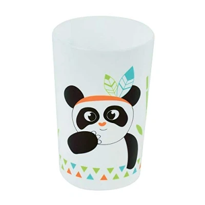Imagen de Fun House 005700 Indian Panda Vaso Infantil (220 ml), Polipropileno (PP), Transparente