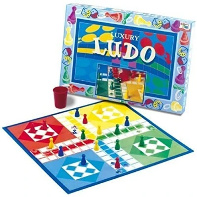 Imagen de Ideal, Ludo: Traditional Board Game, Classic Games, For 2 4 Players, Ages 3+