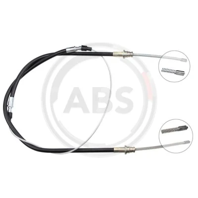 Imagen de A.B.S. K11535 Cable de Freno Mano 1770mm Tambor para dirección izquierda/derecha
