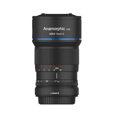 Imagen de SIRUI 50mm S35 Anamorphic Cinema Cine Objetivo Lens Lenses Lente 1.33x f1.8, Series (L Mount)