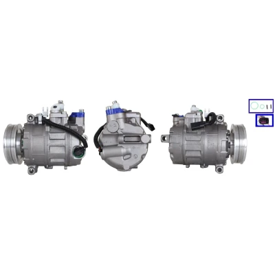 Imagen de ELSTOCK 51 1318 Compresor de Aire Acondicionado PAG 46 YF R134a, R1234yf con juntas VOLKSWAGEN: Touareg II
