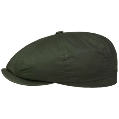 Imagen de Stetson Gorra Hatteras Ripstop WR Hombre Newsboy Gorro Ivy con Visera, Forro Verano/Invierno Primavera Verano Otoño Invierno M (56 57 cm) Verde Oliva
