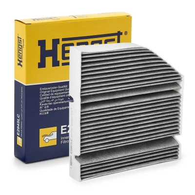 Imagen de HENGST FILTER E5967LC Filtro de habitáculo carbón activado 260 245 40 MERCEDES BENZ: Clase C Berlina, GLC SUV, E Berlina