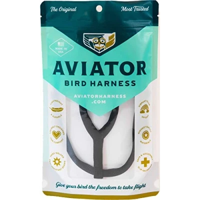 Imagen de The AVIATOR El Arnés de Aves: Minúsculo Negro…