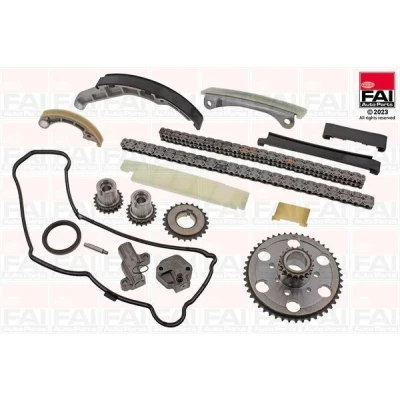 Imagen de FAI AutoParts TCK42CRD 10 Juego de Cadena distribución con juntas, ruedas dentadas Símplex, Dúplex, rodillos