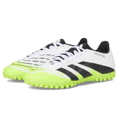 Imagen de adidas Performance Predator CLUB TF Botas de fútbol multitacos, Hombre, Talla: 45 1/3, Footwear white/core black/lucid lemon Zapatos