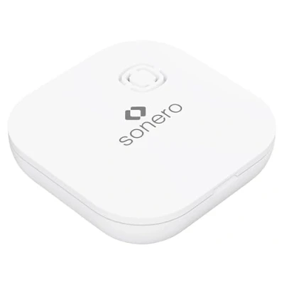 Imagen de sonero Detector de Agua, Funciona con Pilas, Alarma Sonora 70 dB, luz LED y Altavoz, Blanco
