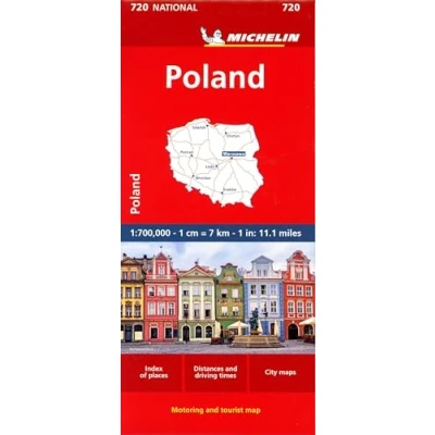 Imagen de Michelin Poland (Michelin Maps) [Idioma Inglés]: Straßen und Tourismuskarte 1:700.000: 720 (MAPA NATIONAL)