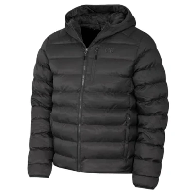 Imagen de Calvin Klein Hombre San Gabriel Tejido Jacquard Acolchado Tormenta XL