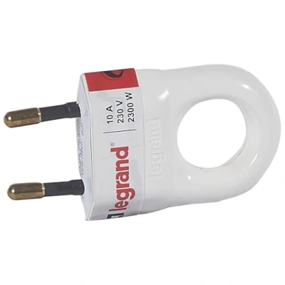 Imagen de Legrand 050312 Enchufe Con Anillo Tirador, 2300 W, Blanco