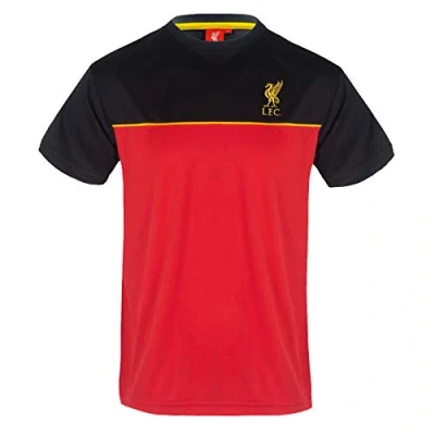 Imagen de Liverpool FC Camiseta Oficial de Entrenamiento para Hombre Poliéster Negro Large