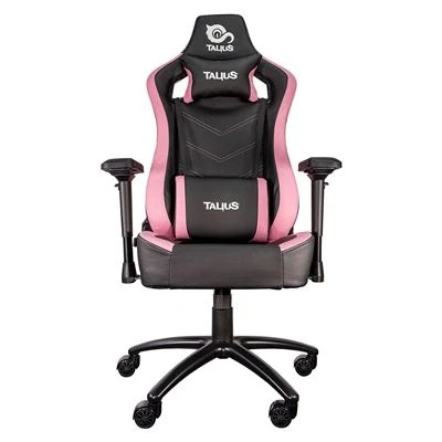 Imagen de Talius Vulture Silla Gaming Profesional, Butterfly, Ergonómica, Reposabrazos 4D, Base Metal, Altura Ajustable Alto Respaldo Reclinable, Ruedas Nylon (Rosa)