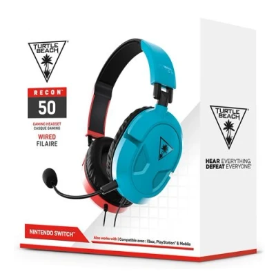 Imagen de Headset Gaming Turtle Beach Recon 50 Azul / Rojo