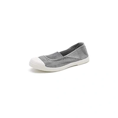 Imagen de Natural World Eco Zapatillas Mujer de algodón orgánico y Caucho Color Gris 103E