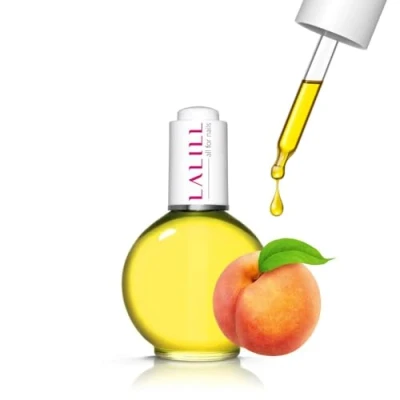 Imagen de LALILL Aceite para cutículas de uñas 75ml melocotón el cuidado las SPA Manicura Manos Diseño Vegano Con pipeta