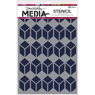 Imagen de Ranger mds52449 Dina Wakley Media Plantillas, Multicolor, 9 x 15,2 cm