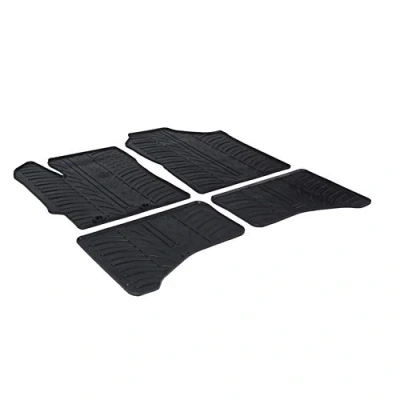 Imagen de Gledring 0269 Juego de alfombrillas suelo Caucho delante y detrás 4 negro 750mm 550mm TOYOTA: Yaris III Hatchback