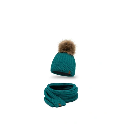 Imagen de Vivisence SET Bufanda, Mujer, Talla: One Size, Dark turquoise