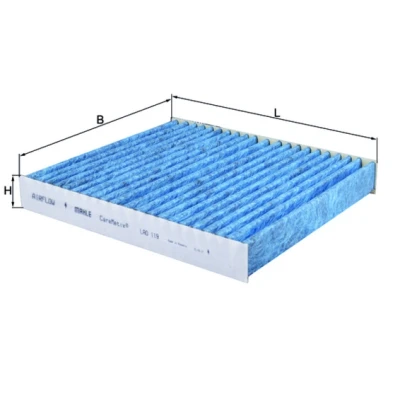 Imagen de MAHLE ORIGINAL LAO 119 Filtro de habitáculo carbón activado, con efecto antialérgico, bactericida 221,0 201 29,0 CareMetix