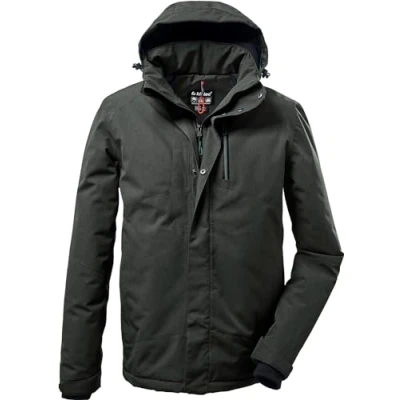 Imagen de killtec Hombre Chaqueta funcional con capucha cremallera KOW 161 MN JCKT, dunkeloliv, S, 37589 000
