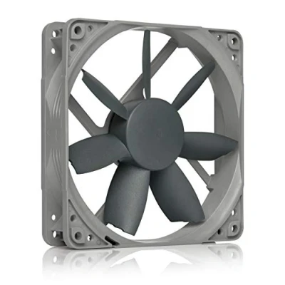 Imagen de Noctua NF S12B redux 1200 PWM, Ventilador de Alto Rendimiento, 4 Pines, RPM (120 mm, Gris)