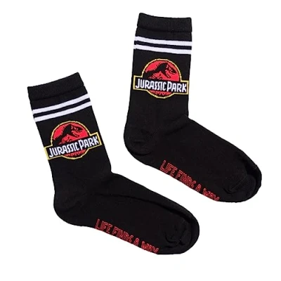 Imagen de TruffleShuffle Jurassic Park Life Finds A Way Socks