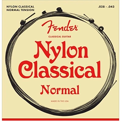 Imagen de Fender 073 0130 400 .028 .043 130 Cuerdas de guitarra folk nylon con punta bola mediana