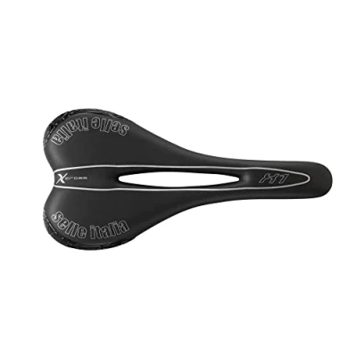 Imagen de Selle Italia X1 X Cross Flow Sillín para Bicicleta Off Road, MTB, Mountain Bike, Cuadro de Aleación FeC, Forma Anatómica Talla única S2, Negro